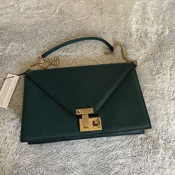 REBECCA MINKOFF paris clutch color petrol - Picture 1 of 10